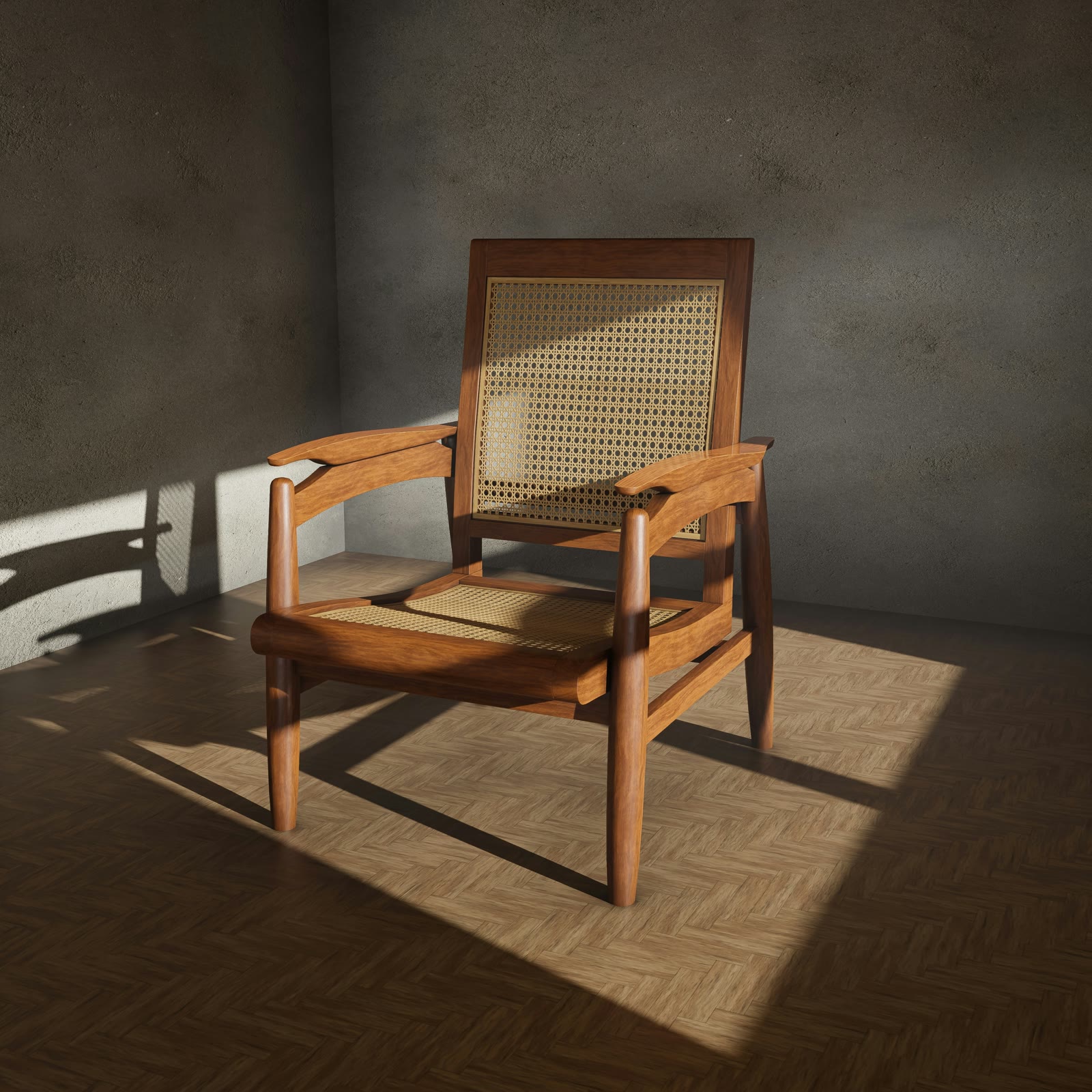 Fotel rattanowy Colonial w warsztacie Nido